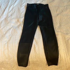 Hi rise vegan leather legging